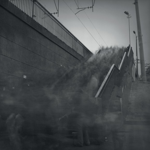 Stairs of Lenin Prospect Railway Station, St. Petersburg, 1994