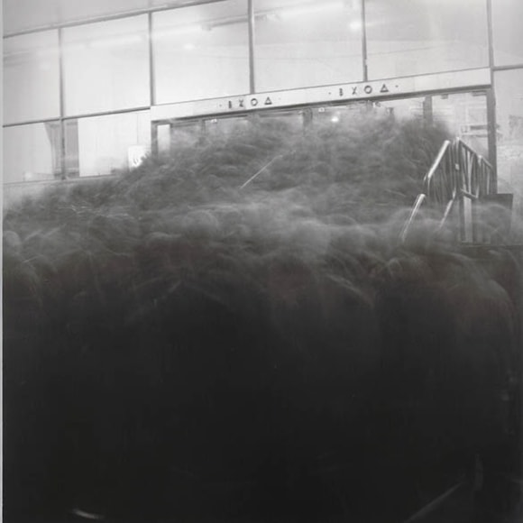 Entrance, Vasileostrovskaya Metro Station, St. Petersburg (Heads), 1992