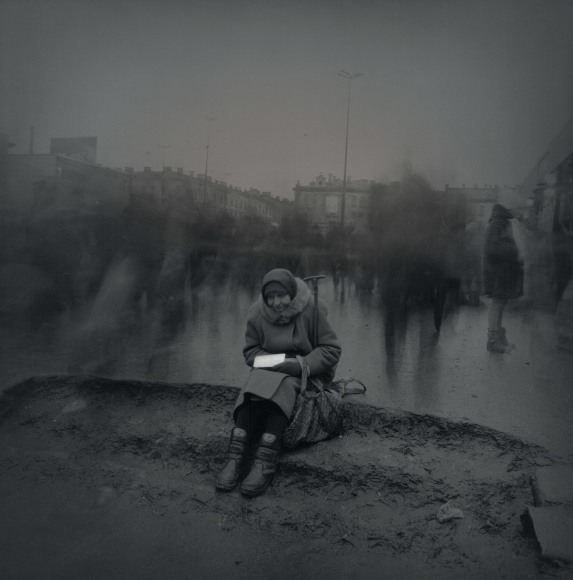 Begging Woman, Haymarket Square, St. Petersburg, 1999