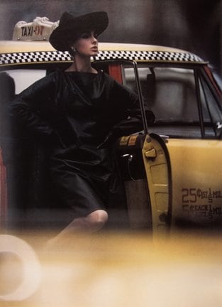 William Klein Antonia &amp;amp; Yellow Taxi, New York 4/30, 1962