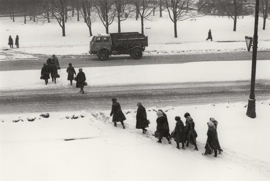 Moscow, Russia (Crossing Street), 1980, Gelatin silver print