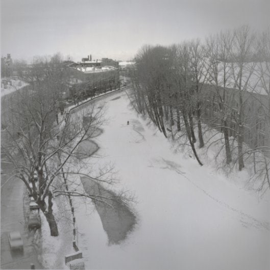 Winter Fishing on Griboedov Canal,&nbsp;St. Petersburg, 1997