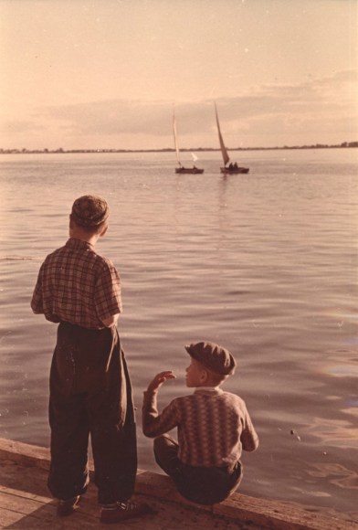 Two Boys, n.d., Chromogenic print