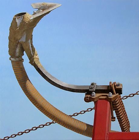 Arrow 2006 egg tempera on panel