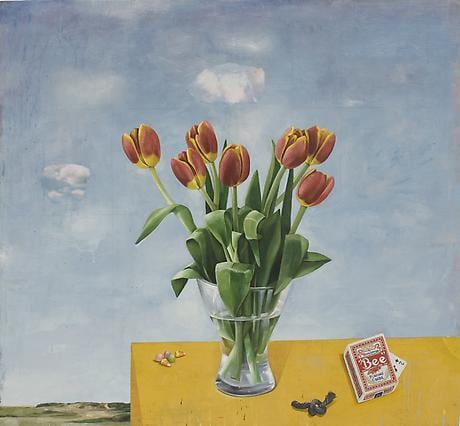 Knot 2009 oil on wood