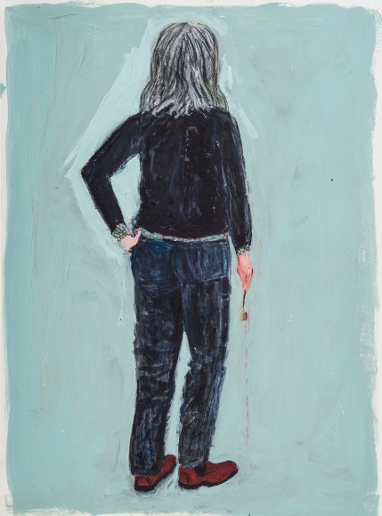 Sarah McEneaney Self Portrait Looking, 2020