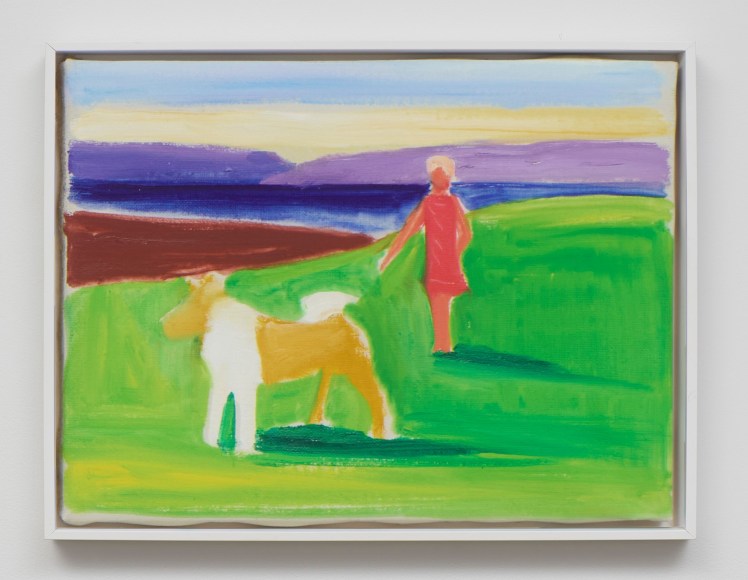 Louisa Matth&iacute;asd&oacute;ttir Girl and Dog, c. 1988