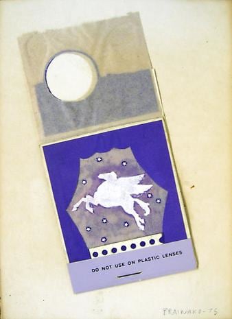 Joe Brainard Untitled (do Not Use on Plastic Lenses)