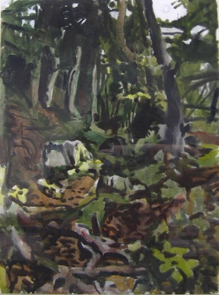 Fairfield Porter, The Trail, 1974