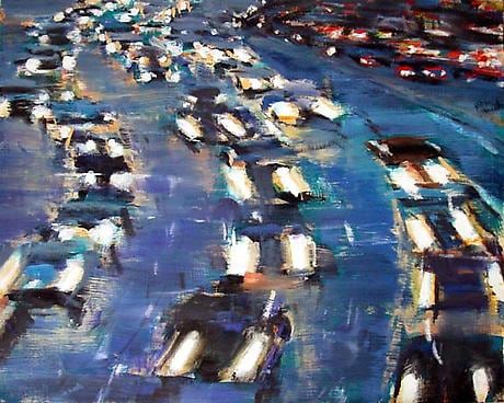 Rearview 2008 oil on linen