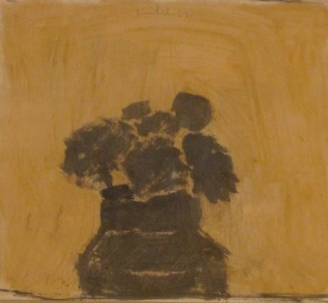 Untitled 1962 oil and graphite on paper