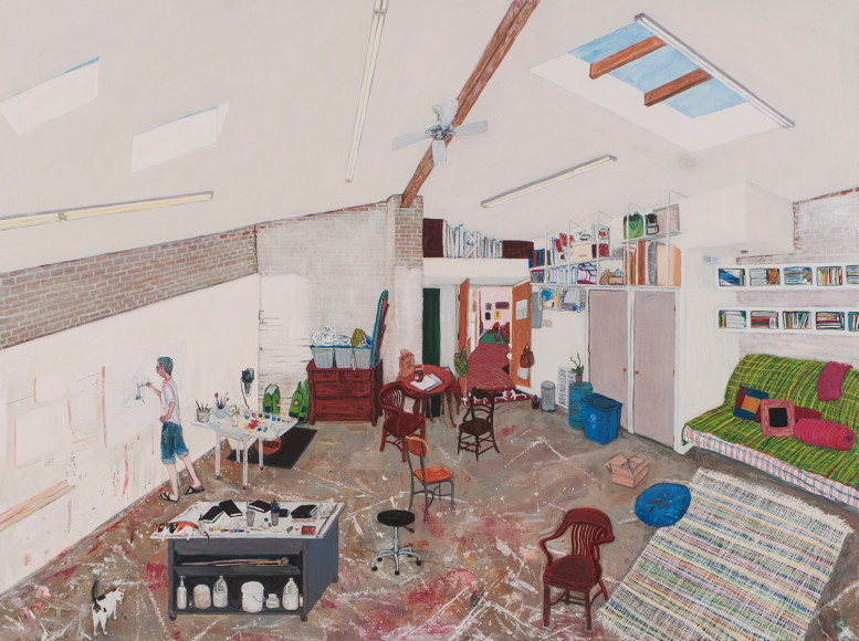 Sarah McEneaney Studio 2015, 2015