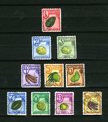 Donald Evans Tropides Islands, 1939.  Fruits. 