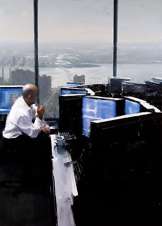 Alchemist 2010 oil on panel