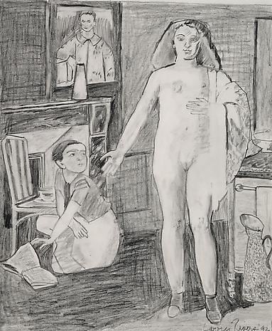 Balthus Teenage Nude