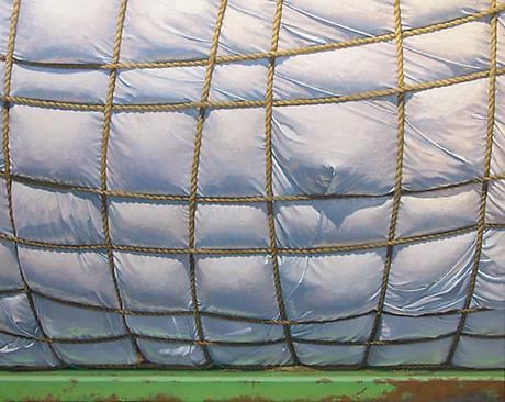 Rope 2005 egg tempera on panel