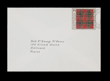 DONALD EVANS Antiqua. 1956. Tartans 