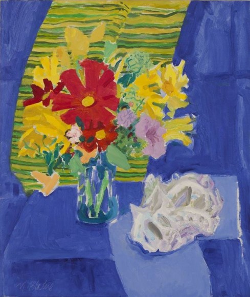 Nell Blaine Blue Cloth, 1980