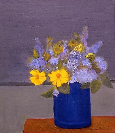 Coreopsis 2004 oil on linen