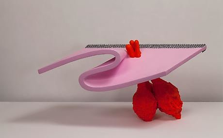 Pink and bound and level at the edge