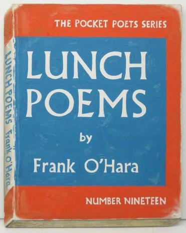'Lunch-Poems' 2014 oil on board
