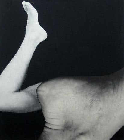 Feet 1972 paper montage and casein