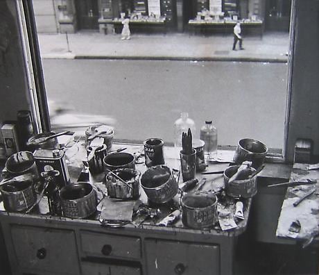 RUDY BURCKHARDT De Kooning Studio I