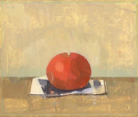 Tangerine 2015 oil on paper