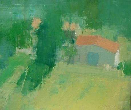 Umbrian Outbuildings, Recently Cut Field