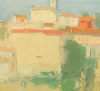 Migiana, Late Afternoon Glow, From Just Beneath My Studio Window