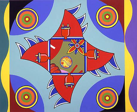 Constellation 2006 acrylic on canvas