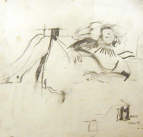 LARRY RIVERS Reclining Maxine