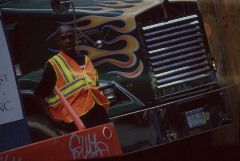 Louis Stettner, Construction Site, 47th Street, Manhattan
