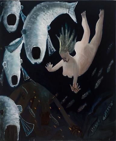 Groupers 2013 oil on canvas