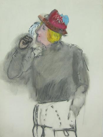 My Mother Making up - late 30s