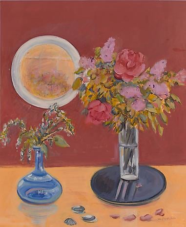 Bouquet c.1982 oil on paper