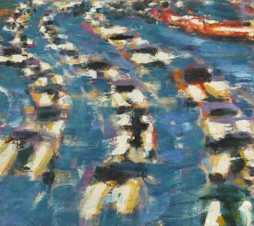 Rearview 2009 oil on linen