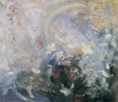 Subsidence 1952 oil on canvas
