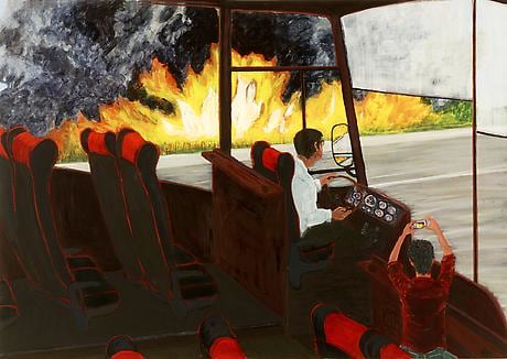 P2P 2007 egg tempera on wood