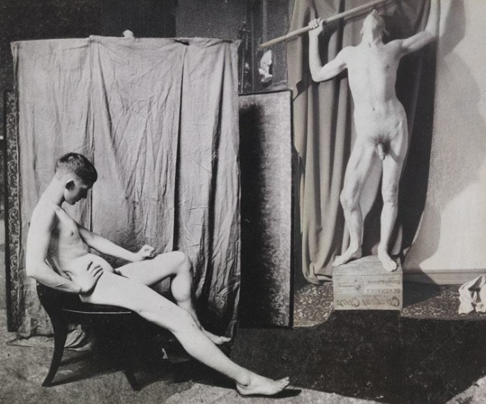 John O'Reilly Modeling In Ingres Studio, 1985
