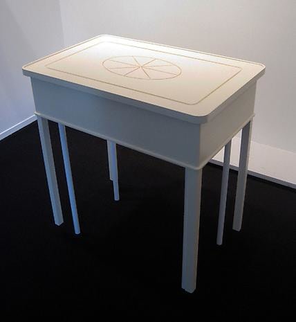 ROY McMAKIN A Painted Entry Hall Table