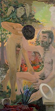 Hyakinthos-Apollon 1962 oil on canvas