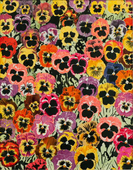 Joe Brainard Pansies, 1968