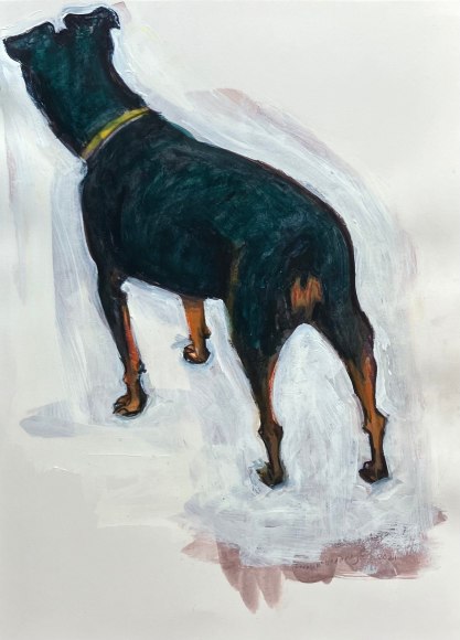 Sarah McEneaney Mango Watching, 2021