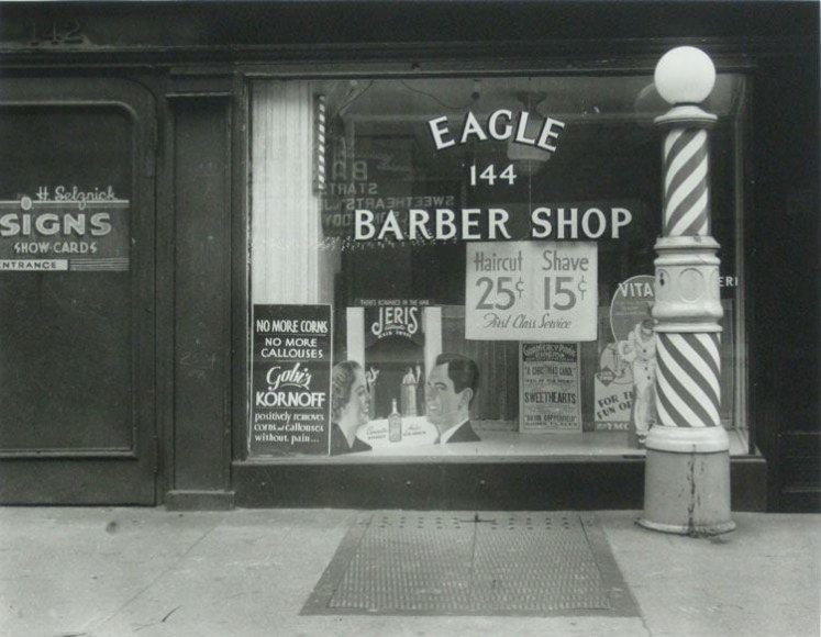 Rudy Burckhardt Haircut Shave, ca. 1939