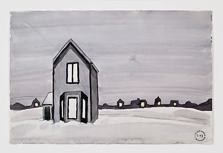 CHARLES BURCHFIELD Gray House