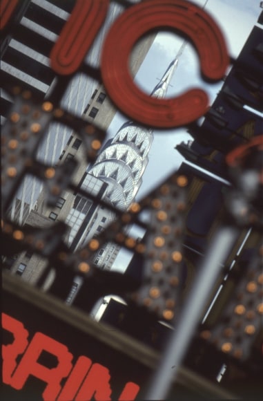 Louis Stettner, Chrysler Building from Times Square, 2004