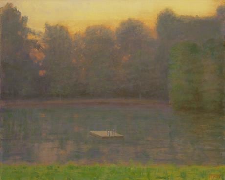 Peters Pond Orange Sky