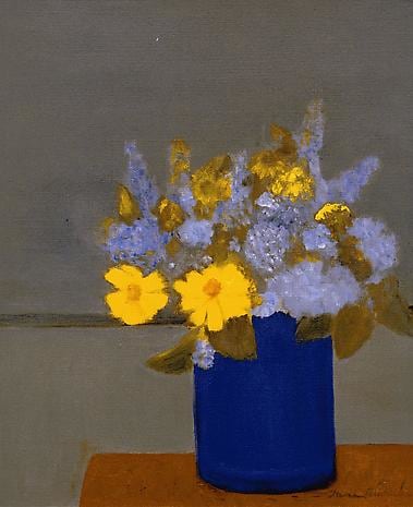 Coreopsis 2004 oil on linen