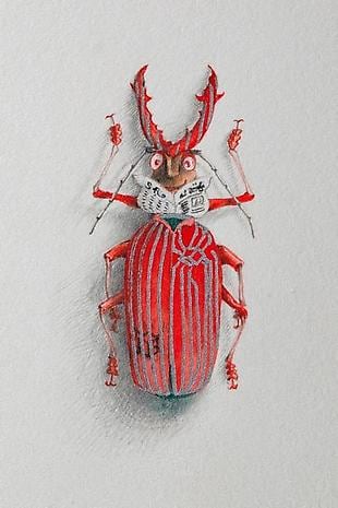 JON SHELTON Oscitant Enterprises, Bugmaker 2007, 19 (detail)